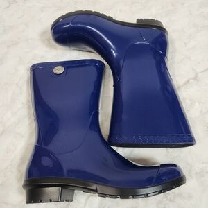 UGG Sienna Blue Rain Boots